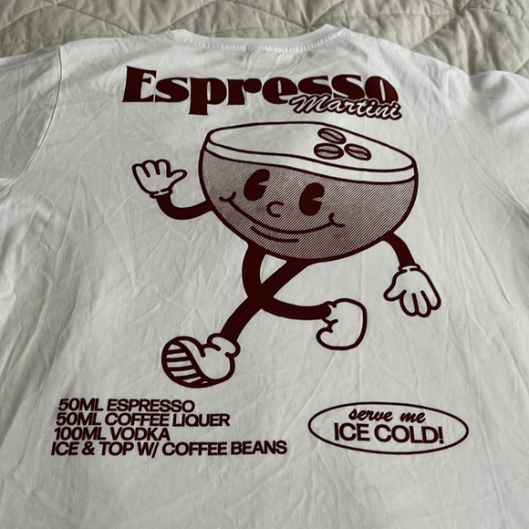 Espresso martini tshirt unisex large graphic tee - Picture 7 of 11